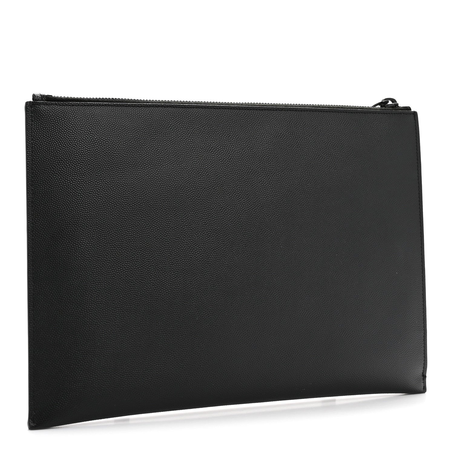 Saint Laurent Grain De Poudre Monogram Monochrome iPad Case Black 3 of 9