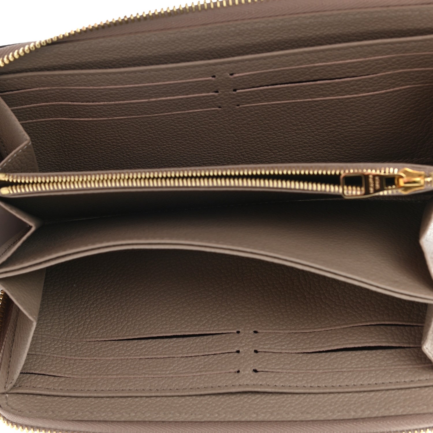 Louis Vuitton Empreinte Monogram Giant Zippy Wallet Tourterelle Creme 5 of 8