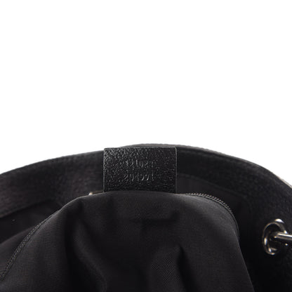 Gucci Monogram Medium Eclipse Shoulder Bag Black 9 of 10