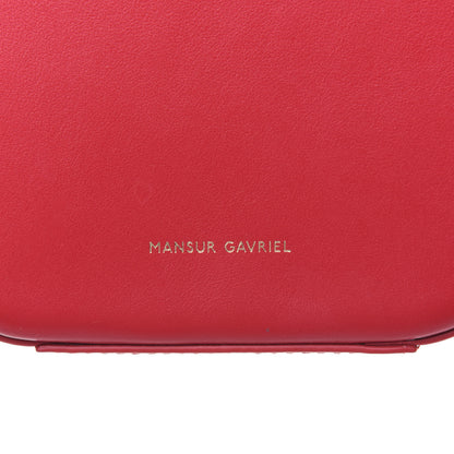 Mansur Gavriel Calfskin Circle Crossbody Bag Flamma 11 of 12