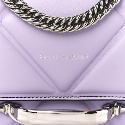 Alexander McQueen Calfskin The Story Quilted Shoulder Bag Lavender 8 of 10
