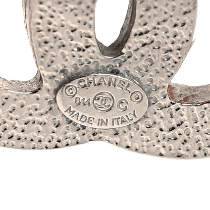 Chanel Baguette Crystal CC Earrings Silver 4 of 4