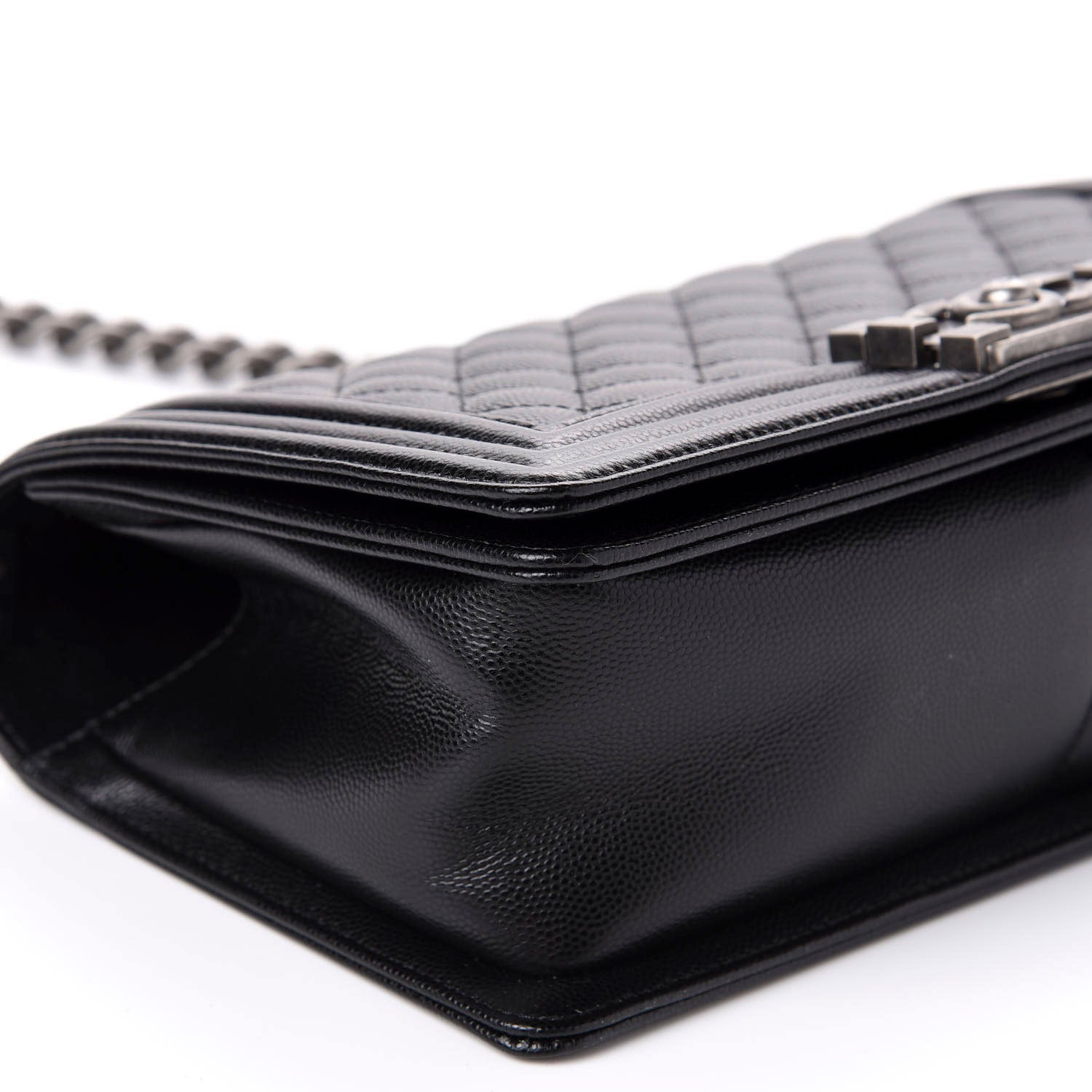 Chanel Caviar Quilted Medium Boy Flap Black 7 of 11