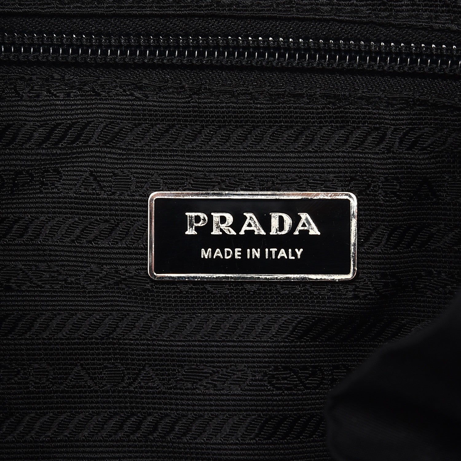 Prada Nylon Vela Medium Backpack Black 6 of 12