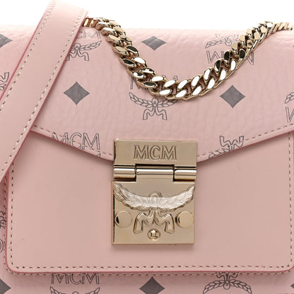 MCM Visetos Mini Patricia Crossbody Bag Powder Pink 7 of 9