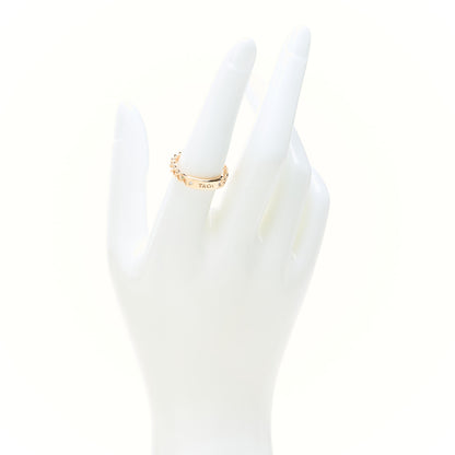 Tiffany 18K Rose Gold Diamond Micro Link Ring 54 7 2 of 5