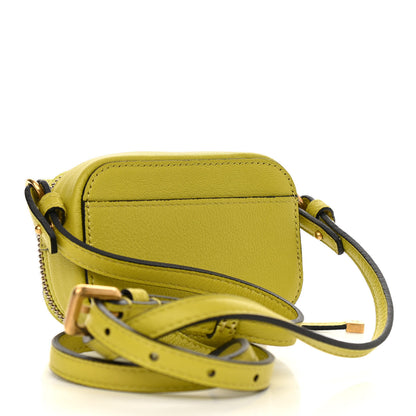 Christian Dior Goatskin Mini Saddle Shoulder Strap Pouch Lime 3 of 11