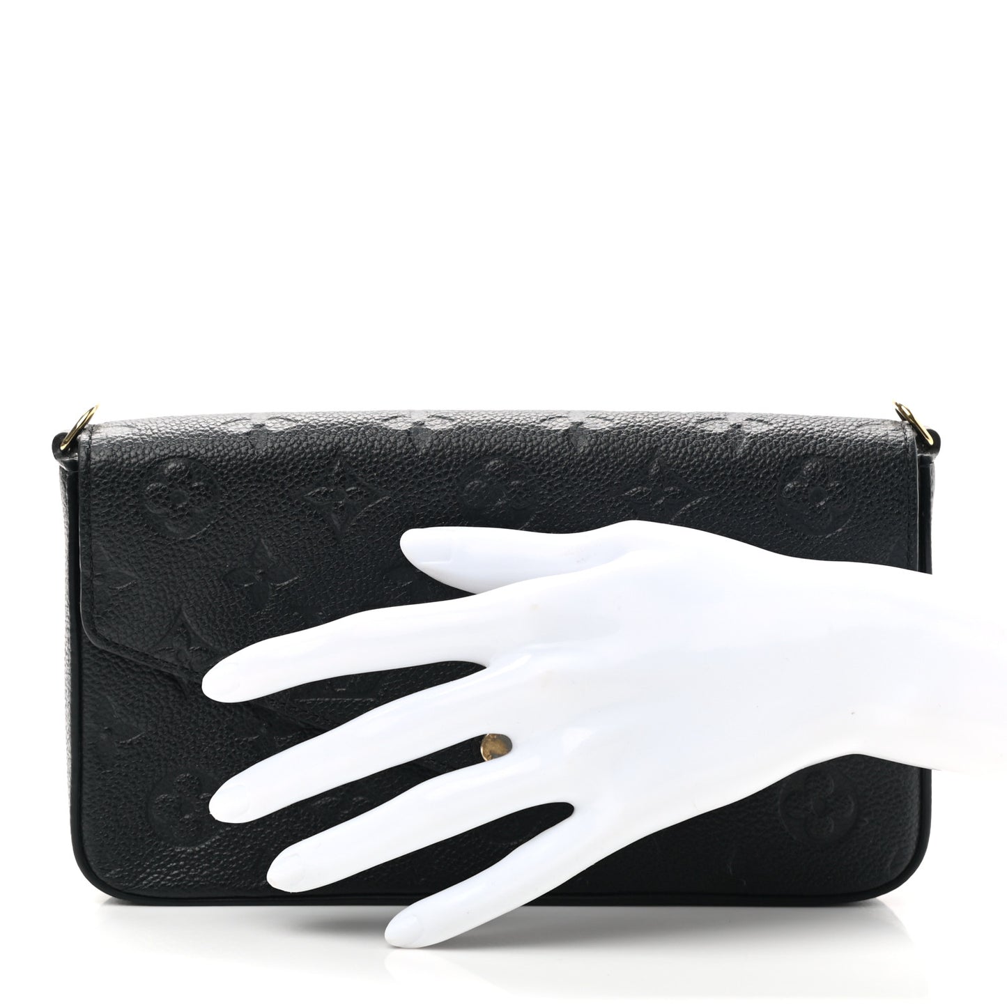 Empreinte Pochette Felicie Chain Wallet Black