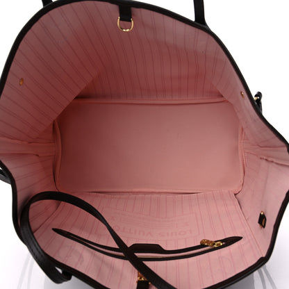 Louis Vuitton Damier Ebene Neo Neverfull MM Rose Ballerine 5 of 10