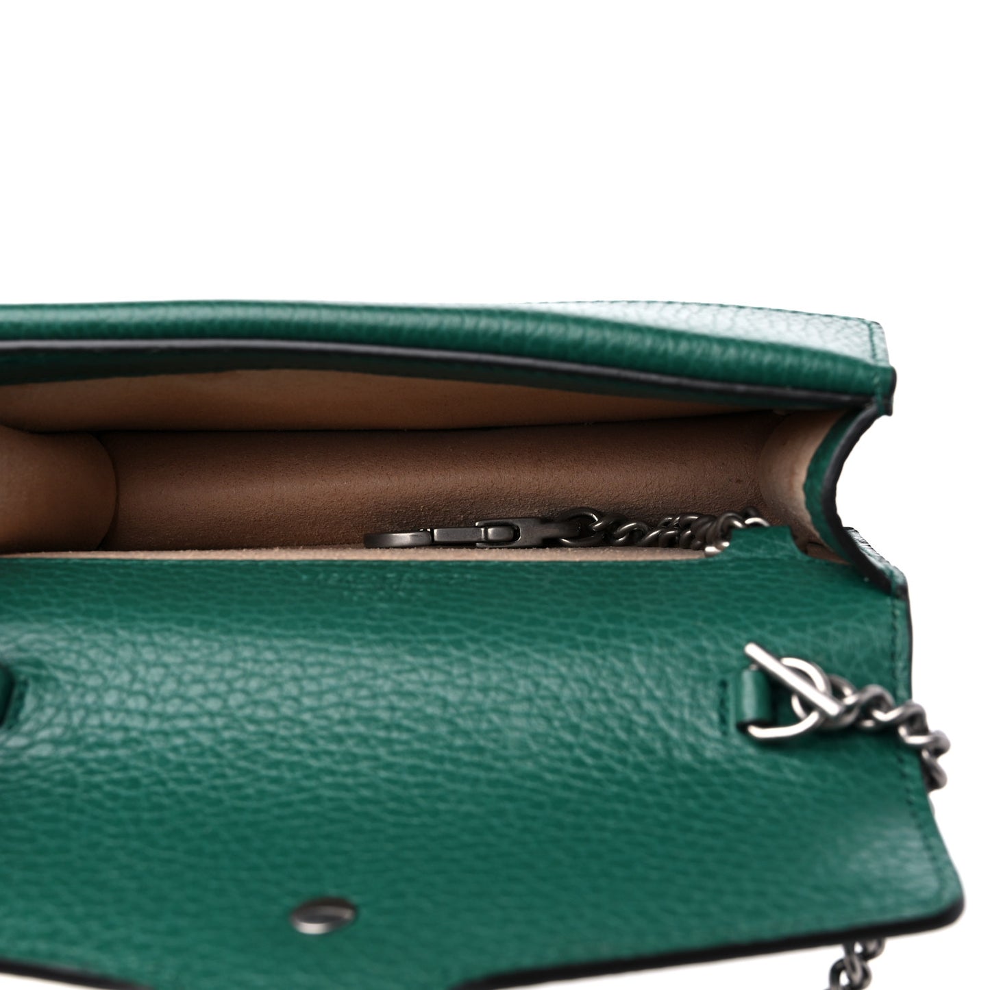 Calfskin Super Mini Dionysus Shoulder Bag Emerald
