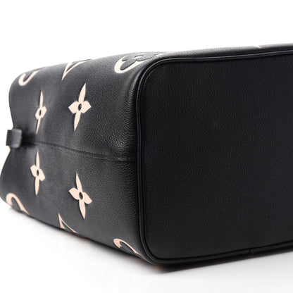 Louis Vuitton Empreinte Monogram Giant Neonoe MM Black Beige 6 of 9