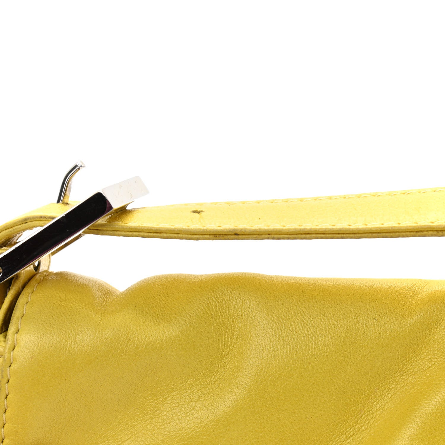Fendi Calfskin Baguette Yellow 12 of 15