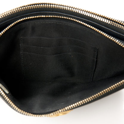 Chanel Lambskin Quilted Small Boy Clutch With Chain Black 6 of 13