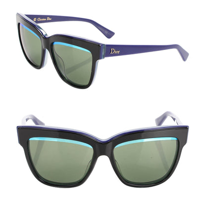 Christian Dior Graphic/S 55 Sunglasses Black Green 1 of 8
