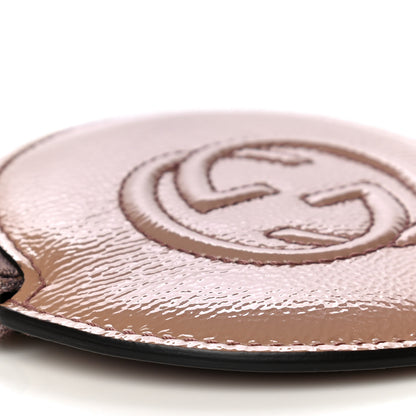 Gucci Patent Soho Round Coin Purse Dark Cipria 8 of 12