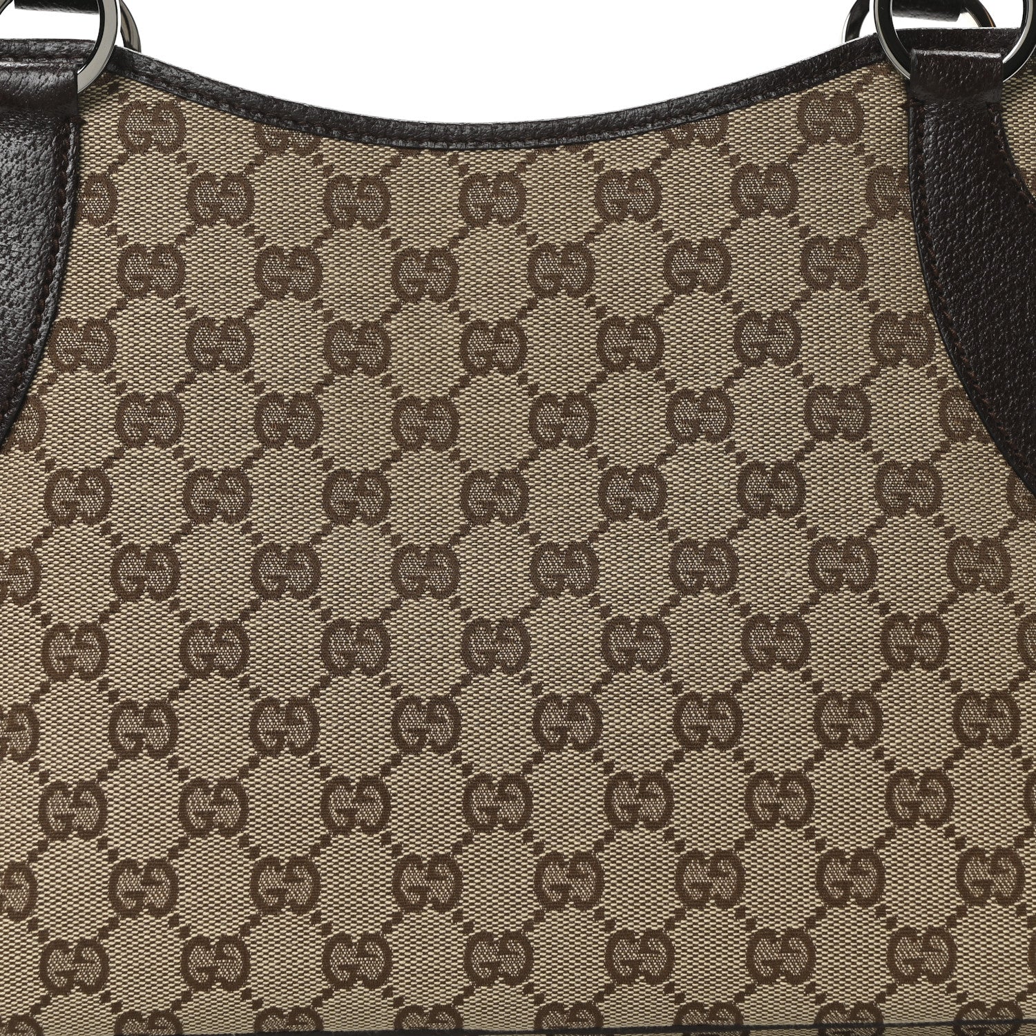 Gucci Monogram Shoulder Bag Dark Brown 8 of 10
