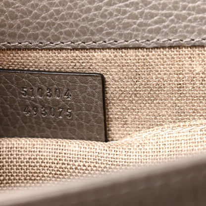 Gucci Dollar Calfskin Small Interlocking G Shoulder Bag Loess 7 of 11
