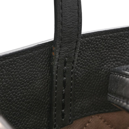 Chanel Calfskin Stitched Hamptons Tote Black 15 of 17