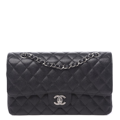 Chanel Caviar Quilted Medium Double Flap Black 1 of 14