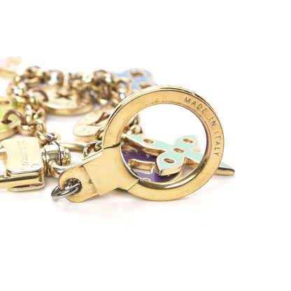 Louis Vuitton Enamel Looping Key Chain Bag Charm Multicolor 3 of 3