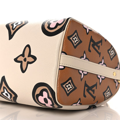 Louis Vuitton Monogram Giant Wild At Heart Speedy Bandouliere 25 Creme 9 of 10