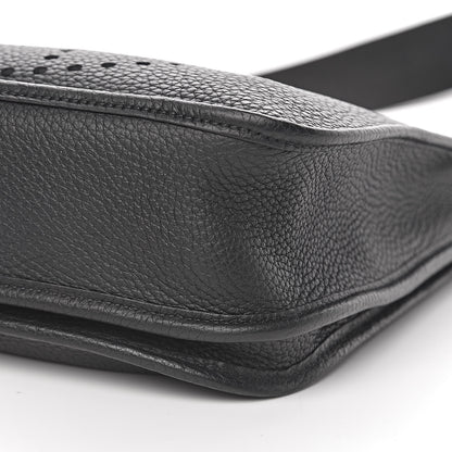 Hermes Taurillon Clemence Evelyne III PM Black 9 of 11