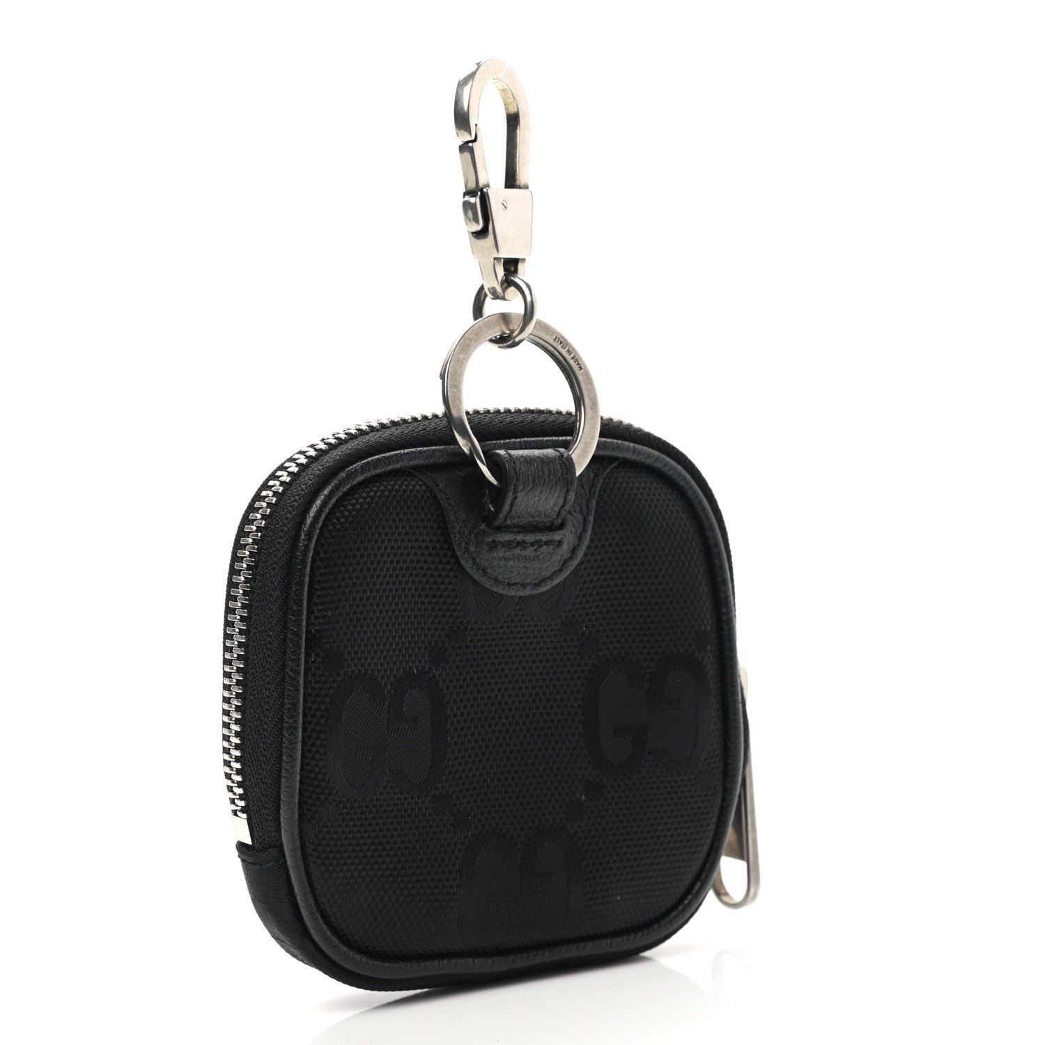 Gucci Econyl Nylon Monogram Off The Grid Coin Purse Black 3 of 8