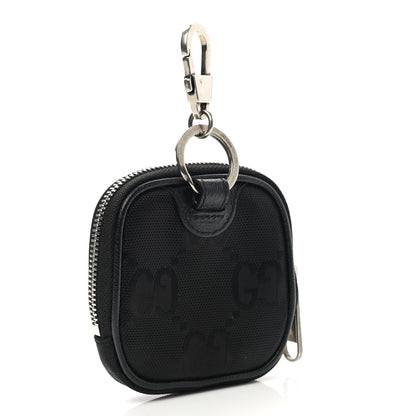 Gucci Econyl Nylon Monogram Off The Grid Coin Purse Black 3 of 8