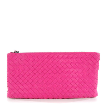 Bottega Veneta Nappa Intrecciato Cosmetic Pouch Rosa Shock 1 of 8