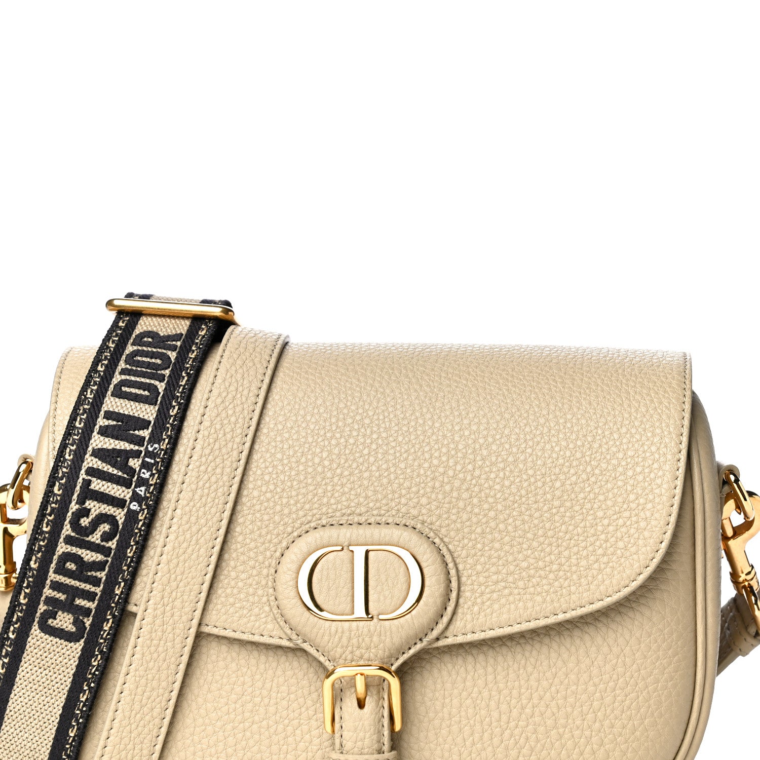 Christian Dior Grained Calfskin Large Bobby Flap Beige 8 of 11