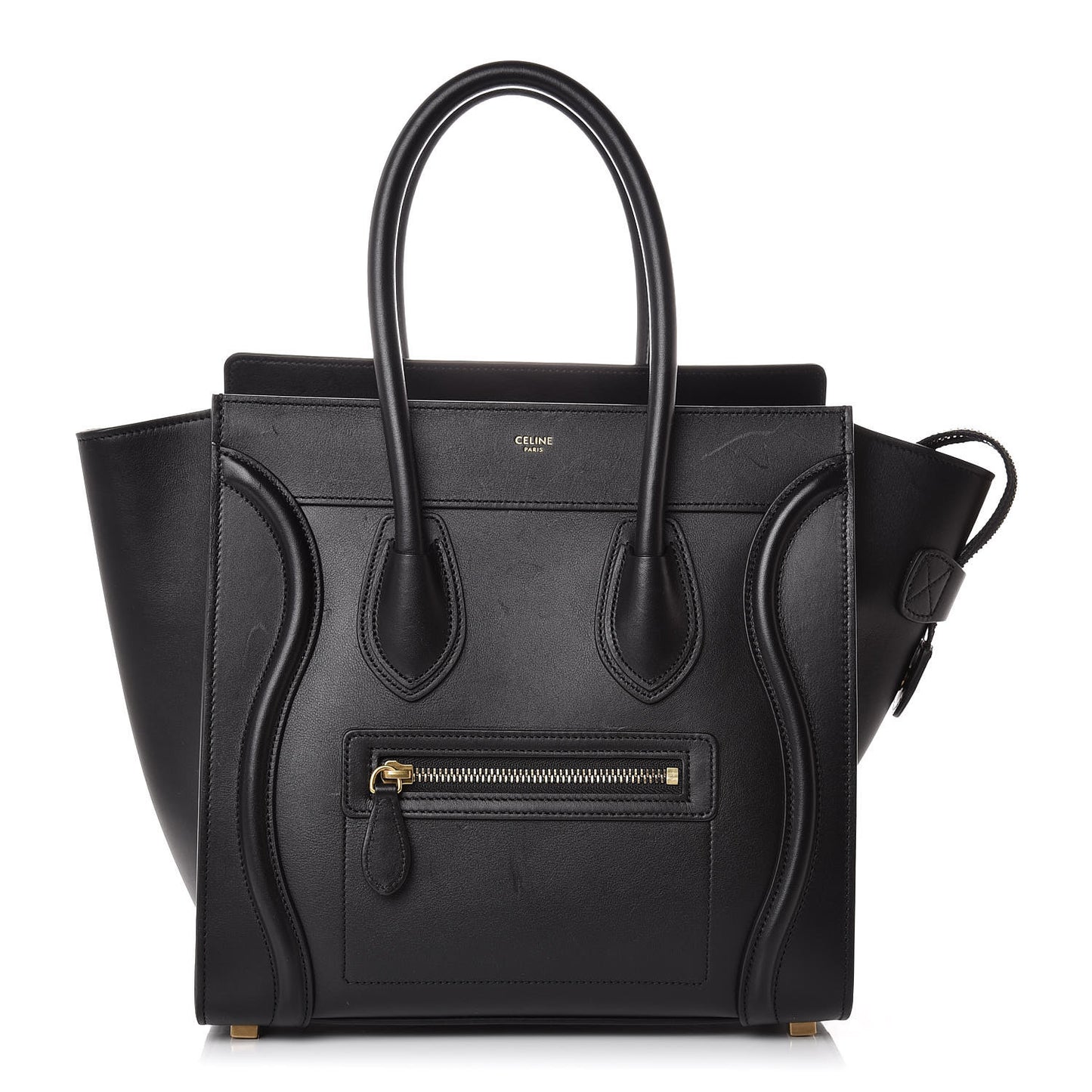 Smooth Calfskin Micro Luggage Black