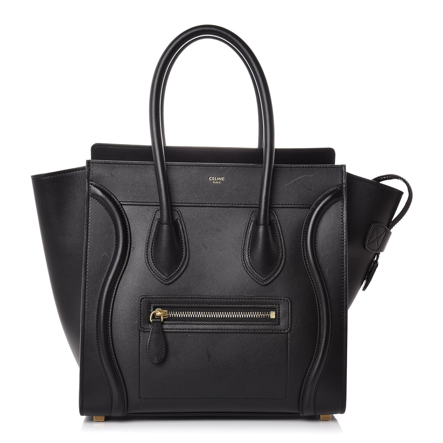 Celine Smooth Calfskin Micro Luggage Black 1 of 11