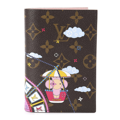 Louis Vuitton Monogram 2020 Christmas Animation Big Wheel Passport Cover Rose Ballerine 1 of 5