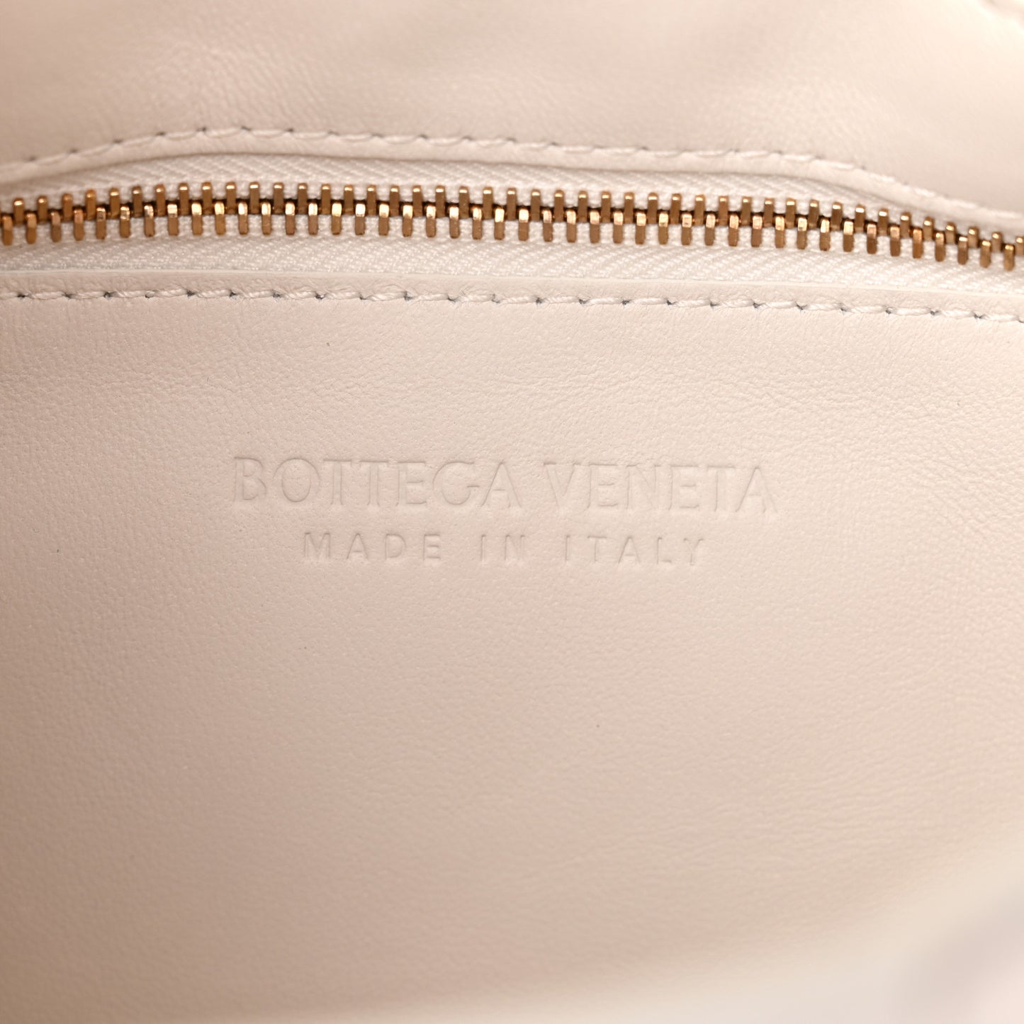 Lambskin Maxi Intreccio Padded Chain Cassette Crossbody Bag White