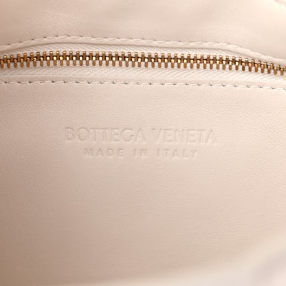 Bottega Veneta Lambskin Maxi Intreccio Padded Chain Cassette Crossbody Bag White 6 of 10