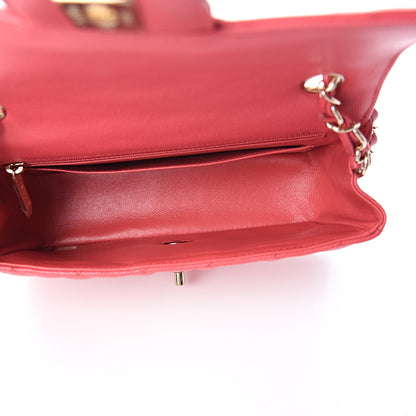 Chanel Caviar Quilted Mini Rectangular Flap Dark Pink 4 of 10