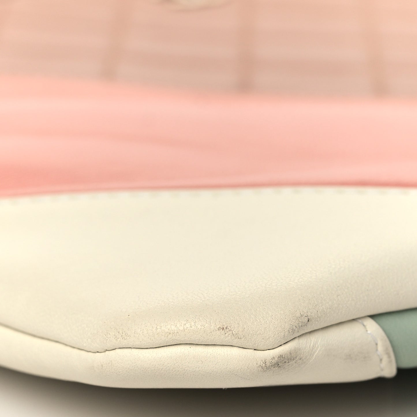 Lambskin Patchwork Large Cosmetic Case Multicolor