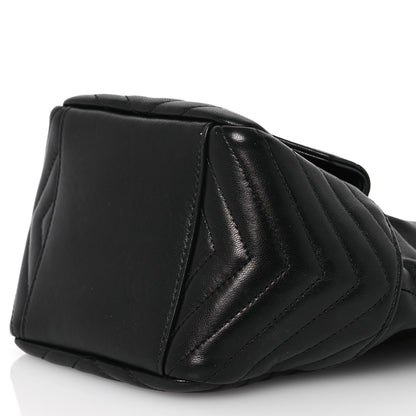 Saint Laurent Lambskin Matelasse Monogram Joe Nano Bucket Bag Black 10 of 13