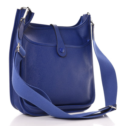 Hermes Epsom Evelyne III PM Bleu Electrique 3 of 12
