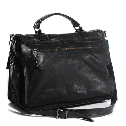 Proenza Schouler Lambskin Large PS1 Satchel Black 3 of 11