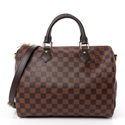 Louis Vuitton Damier Ebene Speedy Bandouliere 30 1 of 12