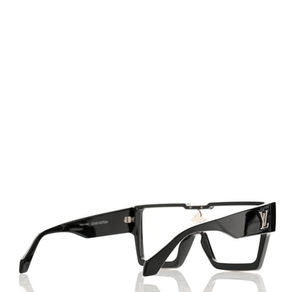 Louis Vuitton Acetate Swarovski Crystal Cyclone Sunglasses Z1790E Black 4 of 8