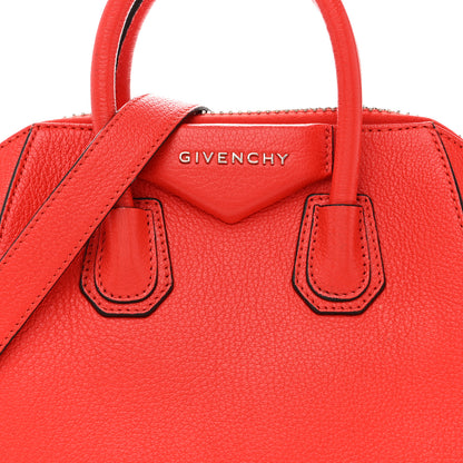 Givenchy Sugar Goatskin Mini Antigona Pop Red 7 of 11