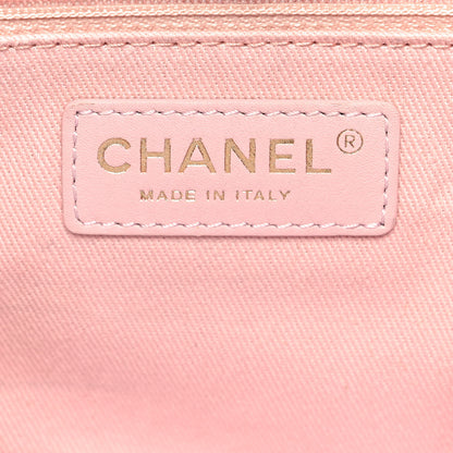 Chanel Lurex Boucle Deauville Medium Tote Pink 6 of 11