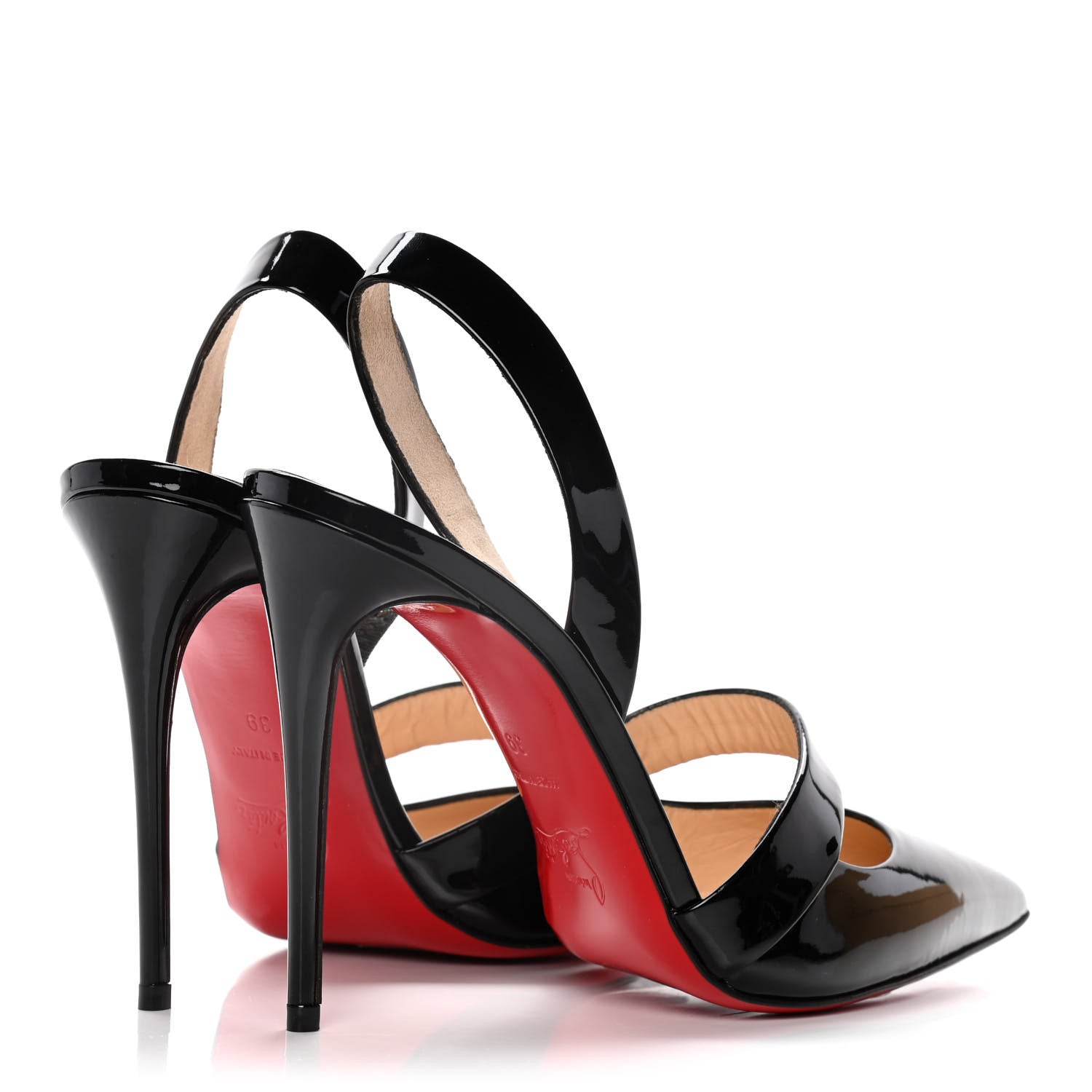 Christian Louboutin Patent Actina 100 Pumps 39 Black 4 of 14