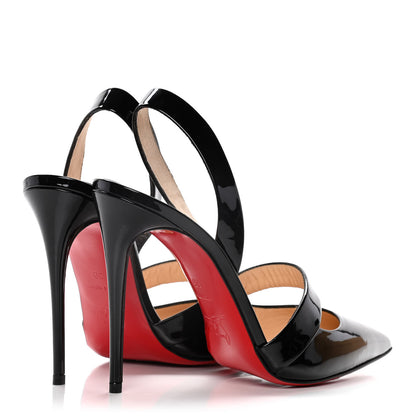 Christian Louboutin Patent Actina 100 Pumps 39 Black 4 of 14