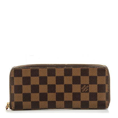 Louis Vuitton Damier Ebene Clemence Wallet 1 of 9