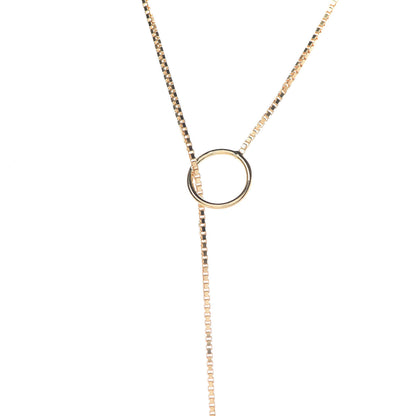 Gucci 18K Yellow Gold 20mm Lariat Necklace 6 of 6