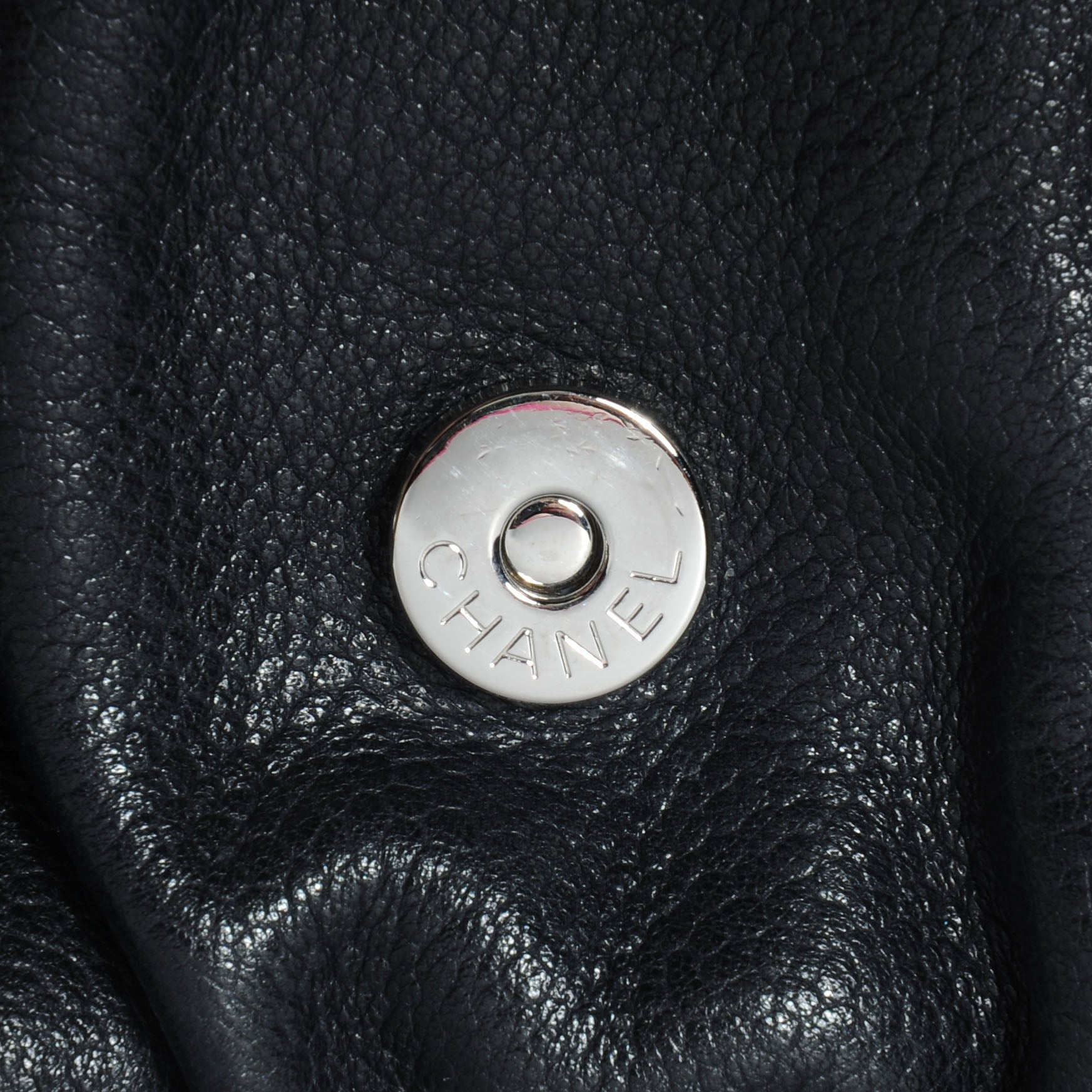 Chanel Caviar Half Moon Wallet On Chain WOC Black 10 of 10
