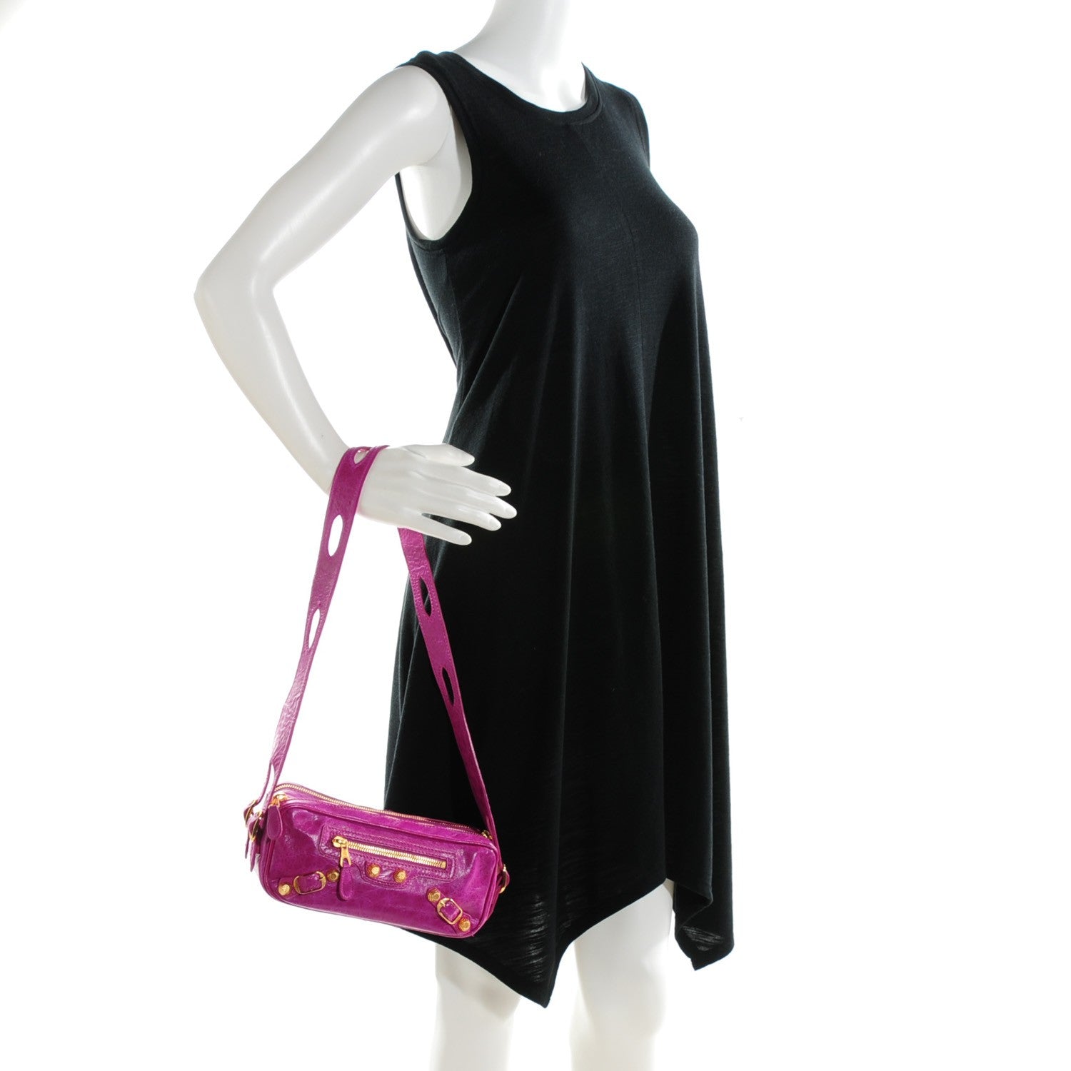 Balenciaga Agneau Giant 12 Gold Hardware Chic Bag Amethyst 3 of 9
